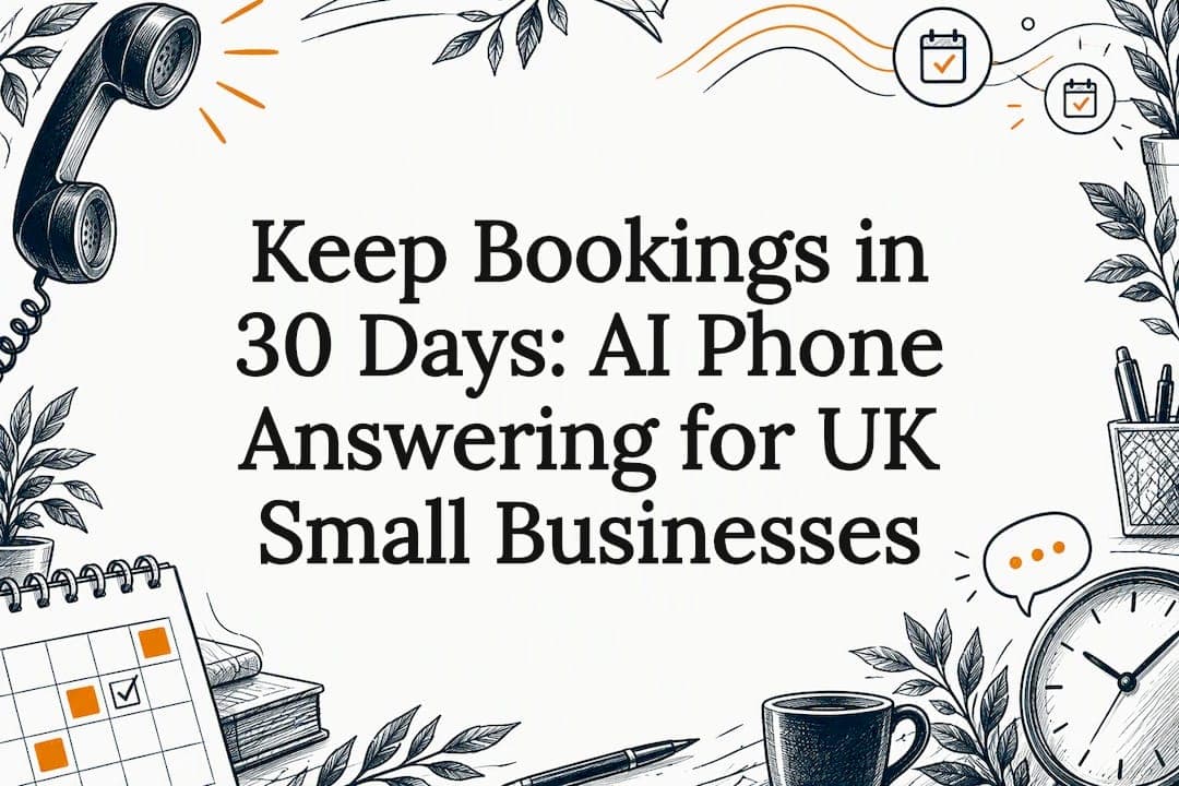 Keep Bookings in 30 Days: AI Phone Answering for UK Small Businesses